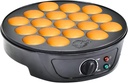 SICHI Mini Pancake Maker - 750 Watts Pancake Maker Machine w/Non-stick Coating, 18 Pcs Electric Dutch Pancakes Griddle for Home and Restaurants, Black