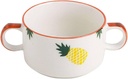 Bouillon Cups, French Onion Soup Bowls With Handles, French Onion Soup Crocks Oven Safe, Microwave Soup Bowl, Soup Mug-A-4x4x2.4inch, 12oz