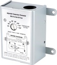 Criditpid Adjustable Thermostat for Lomanco F0510B2944, F0510B2497, 35407, Broan 97009317 Power Vent Attic Fan Motor, Fan Thermostat with Built-in Fire Fuse.