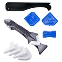 1개의 실리콘 Caulking 공구 (스테인리스 Steelhead), 실란트 끝마무리 공구 Grout 찰흙, 재사용하고 5개의 실리콘 패드, 부엌 목욕탕 창, 수채 합동을 위한 중대한 공구를 대체하는 3