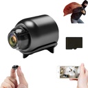 Zentara Mini Camera, Mini Full HD Security Cameras, Hidden Cameras, Minis WiFi Cat Eye, Wireless WiFi Door Viewer with Night Vision, Easy Install, for Home, Office,Car (Camera + 64g Memory Card)