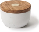 Berard Round Salt Keeper Millenari, D10x7cm, White
