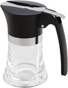 Syrup Dispenser Bottle Stainless Steel Condiment Pot Acrylic Sauce Container Kitchen Use