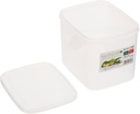 DECHOUS Capacity Plastic Bread Box for Refrigerator and Kitchen Countertop Transparent Airtight Bread Container for Toast Storage and Food Freshness Preservation
