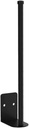 Paper Towel Holder, Stainless Steel Self-Adhesive or Drilling Freestanding Paper Towel Holder Wall Mount,Matte Black Toilet Paper Holder for Fridge Kitchen Home Bathroom Countertop
