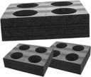 3pcs Multiple Cup Carriers for Drinks Portable Takeout Cup Holders Beverage Tray Nonslip Design