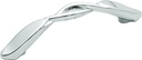 Hickory Hardware 1 Pack Solid Core Kitchen Cabinet Pulls, Luxury Cabinet Handles, Hardware for Doors & Dresser Drawers, 3 Inch Hole Center, Chrome, Eclipse Collection