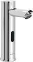 AIKE Touchless Commercial Bathroom Faucet, Motion Sensor-Activated Smart Sink Tap, Polished Finish, Battery Operated, Model AK7501