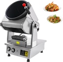 Automatic Stir Fry Machine Countertop Cooker with Water Spray & Drum Design – Natural Gas Powered Smart 360° Cooking Machine Capacity 1.5L-9.3L,110V 100W