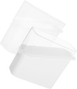 ABOOFAN 2pcs Airtight Crisper Box Bread Saver Container Slice Cheese Holder for Refrigerator