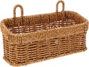 Hanging Kitchen Baskets Woven Fruit Storage Baskets for Wall Garlic Ginger Holder