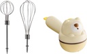 Handheld Electric Whisks Mixers 3 Speed Rechargeable USB Eggs Beater Kitchen Tool Cordless Hand Blenders Electric Whisks