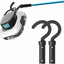 Hook for Robotic Pool Cleaner and Underwater Robot Swimming Pool Cleaners, Pool Hook for Poles Compatible All Pool Vacuum Cordless, 2 Pack