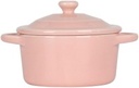 Bowls Bake Mold with Cover Ceramic Tableware Oven Soup Bowl Casserole Water-resisting Slow Cooker Dessert Bowl Soup Cup, Pink