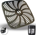 8QT Air Fryer Crisper Plate Tray for Gourmia GAF826 Air Fryers, Upgraded Nonstick Air Fryer Rack Grill Pan Plate Insert Grate Shelf Grid for 8 Quart Gourmia Air Fryers, Dishwasher Safe