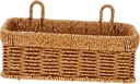 Wicker Basket for Kitchen Wall Hanging Storage Basket Decorative Fruit Vegetable with Garlic Ginger