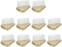 Zerodeko 100pcs Lid Cake Storage Boxes Triangular Mousse Cheesecake Packaging Cases Lightweight Convenient for Desserts and Pastries