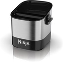 Ninja Luxe Café Knock Box, Accessories for Espresso Machine, Easy & Mess-Free Puck Disposal, Coffee & Espresso Grounds, Non-slip Base, Removable Bar, Holds 10 Double Shot Pucks, XSKKNOCKBOX