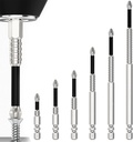 High Magnetic Screwdriver Drill Bit Set, Strong Magnetic Durability Screwdriver Drill Bit Set, Universal Anti-Slip Magnetic Electric Screwdriver Set, 25 50 65 70 75 90 100 120 150mm (6PC)