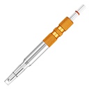 Trim Nail Punch with Retaining Clip, 7.56 Inch Nail Punch for Finish Protection, Ideal Carpentry Tool