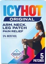Icy Hot Original Small Pain Relief Patches (5 Count) Powerful Targeted Relief for Arm, Neck & Leg