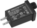 Replacement Yard Inflatable Adapter - 1.5A Transformer US Plug for Halloween Christmas Thanksgiving Inflatables, Class 2 Power Supply 120vac 60hz for LED Light