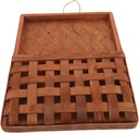Wall-Mounted Hanging Storage Basket for Kitchen and Home Decor Natural Design Versatile Indoor Flower Arrangement and Organizer for Homestays and Offices