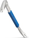 ESTWING Pro Claw Nail Puller - 12.5" Pry Bar with Forged Steel Construction & No-Slip Cushion Grip - PC300G