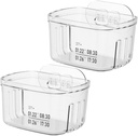 2pcs Ginger Garlic Storage Basket Hanging Baskets for Kitchen Wall for Organizing