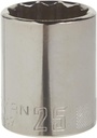 CRAFTSMAN Shallow Socket, Metric, 1/2-Inch Drive, 25mm, 12-Point (CMMT44269)