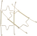 PRETYZOOM Invisible Plate Hangers Wall Plate Holders for Display U-Shaped Spring Hook Reusable