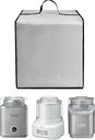 2QT Creami Maker Dust Cover Soft Sorbet Maker Cover Waterproof Anti-Static Nylon Covers Case for CUISINART ICE30BCP/1ICE-70P1 Ice Cream and Frozen Yogurt Machine and Soft Serve Maker,2QT