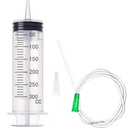 300ml Large Plastic Syringe with 3.28 Feet Handy Tubing for Scientific Labs, Watering, Refilling, Filtration, Motoring Application, Set of 1