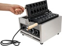 12 Fish-Shaped Holes Waffle Making Machine 1800W Commercial Waffle Maker with Temperature & Time Adjust Knobs Double-Sided Constant Temperature Heating Waffle Iron