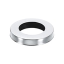 uxcell Faucet Base Ring, 2.13"x1.26"(OD x ID) Stainless Steel Electroplating Washer Fasteners Tap Hole Cover for Bathroom Kitchen Faucets, Silver