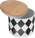 Ceramic Storage Jar Multi-use Canister for Kitchen Airtight Tea Container Decorative Cookie Jar Sugar Canisters