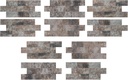 Aspect Peel and Stick Collage Tile in Ancient Cork (2 pc per Pack/5 Pack)