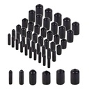 Aleric Rubber End Caps - 60pcs Flexible Screw Thread Protector Covers Rubber Bolt Covers Caps for Metal Tube Rod in 6 Sizes 2mm,3mm,6.5mm,8mm,10mm,12mm