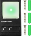 Multifunction Control Panel, Wired Replacement Panel Wall Keypad Button Compatible with Liftmaster 41A5273-1 78LM Garage Door Opener(Black)