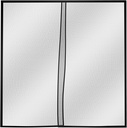Pure Garden One Car Garage Door Screen – Heavy-Duty Weighted Mesh Curtain with Magnetic Closure for Mosquito, Insect, and Sun Protection