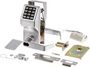 Alarm Lock T2 100-User Standalone Electronic Digital Keypad Cylindrical Lock Leverset with Interchangeable Core Corbin/Russwin, Satin Chrome Finish