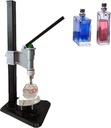 Manual Perfume Capper,13-15MM Handle Stainless Press Capping Machine,Height Adjustable Bottle Crimping Machine for Homebrew Soda