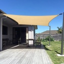 SUNNY GUARD Sun Shade Sail 10' x 13' Rectangle Sand UV Block Sunshade for Backyard Yard Deck Patio Garden Outdoor Activities and Facility(We Make Custom Size)