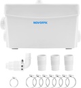 400W Macerator Pump for Basement Upflush Toilet, Sink, Shower, Bathtub - Macerating Sewerage Sump System for Kitchen